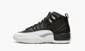 Nike AIr Jordan 12 Retro GS 'Playoffs - 2022' Skor Barn Svarta Röda Vita | 631-CUHMFD