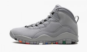 Nike Air Jordan 10 Retro 'Cool Grey' Skor Herr Grå Vita | 416-FVZNIP