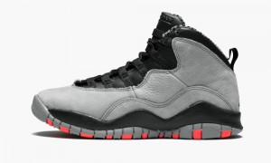 Nike Air Jordan 10 Retro (GS) 'Cool Grey' Skor Barn Grå Svarta | 369-GXKFSP