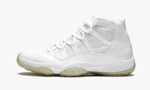 Nike Air Jordan 11 Retro 'Anniversary' Skor Herr Vita Metal Silver | 253-FTRLUQ