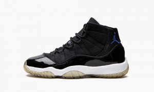 Nike Air Jordan 11 Retro (GS) 'Space Jam' Skor Barn Svarta Kungsblått Vita | 265-OZLCBK