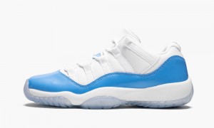 Nike Air Jordan 11 Retro Low BG Skor Barn Vita Blå | 802-ZNSHQG