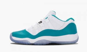 Nike Air Jordan 11 Retro Low (GS) 'Turbo Green' Skor Barn Vita Gröna | 890-WJLVDC