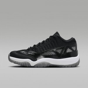 Nike Air Jordan 11 Retro Low IE Skor Herr Svarta Vita Svarta | 124-PBHXON