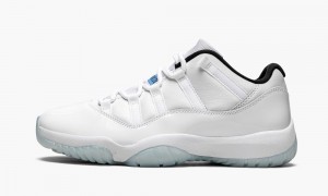 Nike Air Jordan 11 Retro Low 'Legend Blue' Skor Herr Vita Svarta Blå | 213-WQZPFE