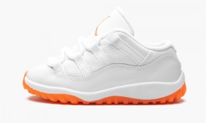 Nike Air Jordan 11 Retro Low TD 'Bright Citrus' Skor Barn Vita Ljusorange | 709-FLJKZT