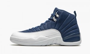 Nike Air Jordan 12 Retro 'Indigo' Skor Herr Grå Blå Blå | 831-TLGJCP