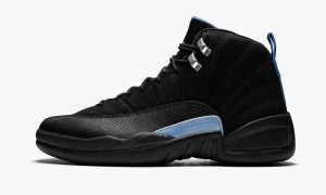 Nike Air Jordan 12 Retro 'Nubuck - 2009 Release' Skor Herr Svarta Vita Blå | 632-KOWNMT