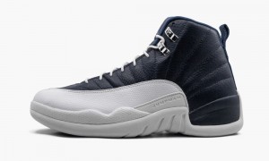 Nike Air Jordan 12 Retro 'Obsidian' Skor Herr Blå Vita | 296-CMHUKT