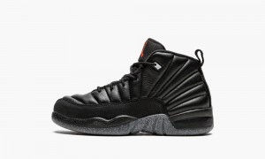 Nike Air Jordan 12 Retro PS 'Utility' Skor Barn Svarta | 632-QRDELU