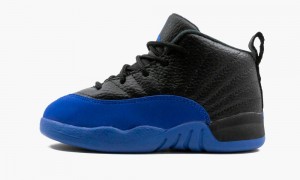 Nike Air Jordan 12 TD 'Royal' Skor Barn Svarta Kungsblått | 952-TCIBED