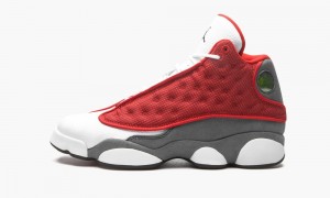 Nike Air Jordan 13 GS 'Red Flint' Skor Barn Röda Grå Vita Svarta | 908-BVIPOZ