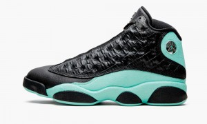 Nike Air Jordan 13 'Island Green' Skor Herr Svarta Metal Silver Gröna | 068-FVUBIW