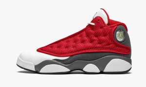 Nike Air Jordan 13 (PS) 'Red Flint' Skor Barn Röda Grå Vita Svarta | 597-OFTESW