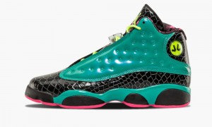 Nike Air Jordan 13 Retro DB BG 'Doernbecher' Skor Barn Gröna Olika Färger | 548-IFQNLJ