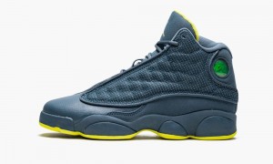 Nike Air Jordan 13 Retro (GS) 'Squadron Blue' Skor Barn Blå Gula | 230-HSZUJI