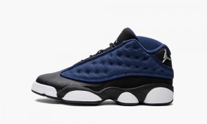 Nike Air Jordan 13 Retro Low BG Skor Barn Blå Metal Silver | 091-JQXOKM