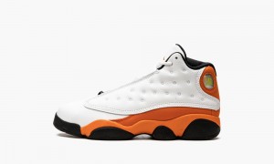 Nike Air Jordan 13 Retro PS 'Starfish' Skor Barn Vita Svarta Orange | 563-XTLCIA