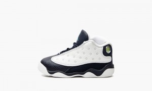 Nike Air Jordan 13 Retro Skor Barn Vita Blå | 598-MUALXH