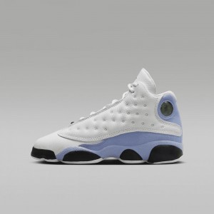 Nike Air Jordan 13 Retro Skor Barn Vita Lila | 970-YCNKUQ