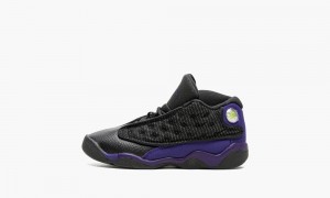 Nike Air Jordan 13 Retro TD 'Court Purple' Skor Barn Svarta Lila Vita | 304-GOQFCM