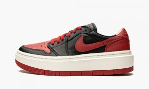 Nike Air Jordan 1 Elevate Low 'Bred' Skor Dam Svarta Röda Vita | 019-BWHTGX