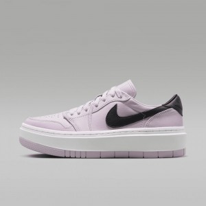 Nike Air Jordan 1 Elevate Low Skor Dam Lila Vita | 617-JPHQTG