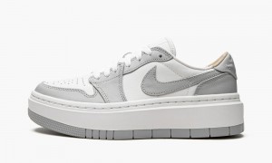 Nike Air Jordan 1 Elevate Low 'Wolf Grey' Skor Dam Vita Grå | 402-BOIXEP