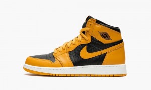 Nike Air Jordan 1 GS 'Pollen' Skor Barn Vita Svarta Gula | 897-OBYUNT