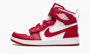 Nike Air Jordan 1 Hi FlyEase Skor Herr Röda Vita | 598-VEMHFK