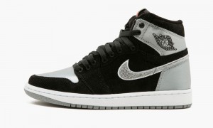 Nike Air Jordan 1 Hi GG 'Aleali May' Skor Barn Svarta Grå Grå Vita | 739-VWQBTG