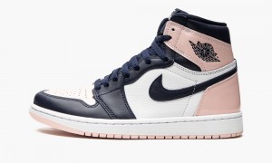 Nike Air Jordan 1 High 'Bubble Gum' Skor Dam Vita Rosa | 903-QKANEG