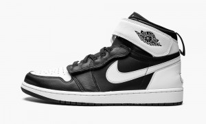 Nike Air Jordan 1 High FlyEase 'Panda' Skor Herr Svarta Vita | 430-PBOSYA