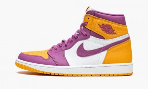 Nike Air Jordan 1 High OG 'Brotherhood' Skor Herr Lila Guld Ljus | 296-RFEDJL