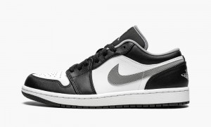 Nike Air Jordan 1 Low 'Black / Particle Grey' Skor Herr Svarta Grå Vita | 130-HVNDJZ