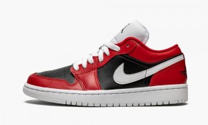 Nike Air Jordan 1 Low 'Chicago Flip' Skor Dam Röda Vita Svarta | 865-YJEZXO