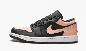 Nike Air Jordan 1 Low 'Crimson Tint' Skor Herr Svarta Röda Vita | 602-HGCRTU