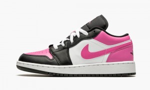 Nike Air Jordan 1 Low GS 'Pinksicle' Skor Barn Vita Svarta Rosa | 403-BDWZPT