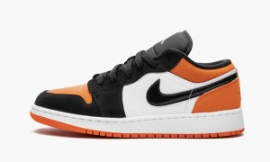 Nike Air Jordan 1 Low (GS) 'Shattered Backboard' Skor Barn Vita Svarta Orange | 587-LTQSIB