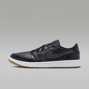 Nike Air Jordan 1 Low G Golfskor Dam Svarta | 610-JUWSAO