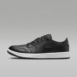 Nike Air Jordan 1 Low G Golfskor Herr Svarta | 573-VXDIFP