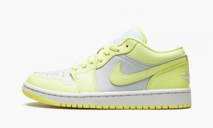 Nike Air Jordan 1 Low 'Lemonade' Skor Dam Ljusgula | 475-WFTQNM