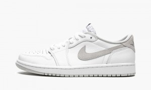 Nike Air Jordan 1 Low OG 'Neutrala Grey' Skor Herr Vita Grå | 632-CHLJFT