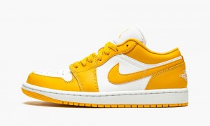 Nike Air Jordan 1 Low 'Pollen' Skor Herr Vita Gula | 843-OYZPBL