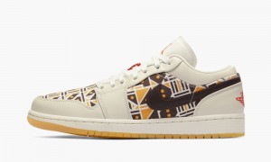 Nike Air Jordan 1 Low 'Quai 54' Skor Herr Orange Bruna | 716-PABDJC