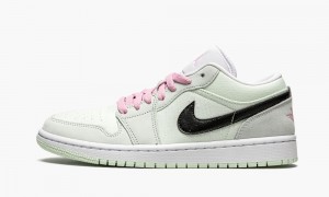 Nike Air Jordan 1 Low SE 'Barely Green' Skor Dam Gröna Svarta | 586-EYDZJI