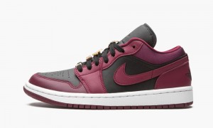 Nike Air Jordan 1 Low SE 'Beetroot' Skor Dam Lila Svarta | 975-ECVUOL