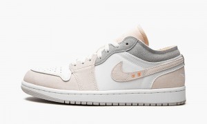 Nike Air Jordan 1 Low SE Craft 'Inside Out' Skor Herr Vita Grå | 283-ZNSFBW