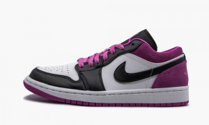 Nike Air Jordan 1 Low SE 'Fuchsia' Skor Herr Svarta Svarta | 641-FXATPZ