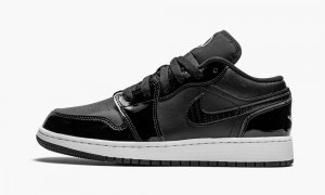 Nike Air Jordan 1 Low SE GS 'All-Star 2021' Skor Barn Svarta Vita | 908-OUIYFX